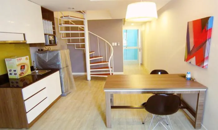 Modern Duplex Two Bedrooms Apartment in Phu Nhuan District, HCM 65sqm 600 USD/month